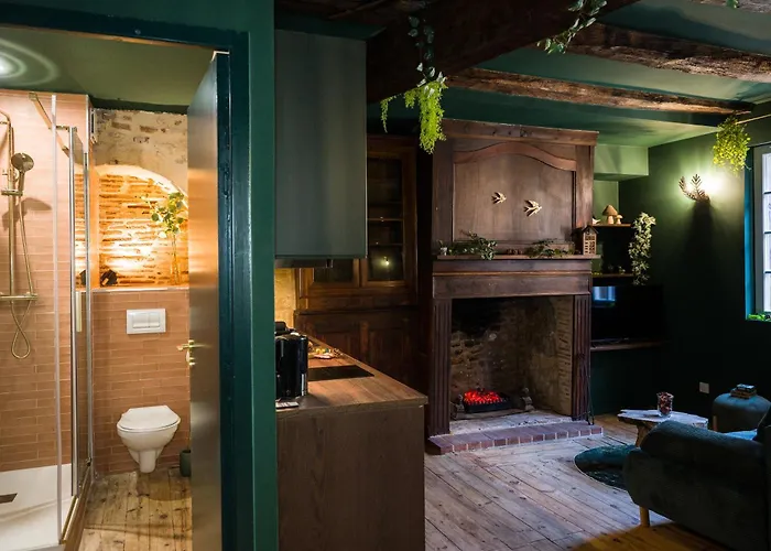 Lejlighed Le Sous-Bois, L'Echappee Verte A Bergerac *